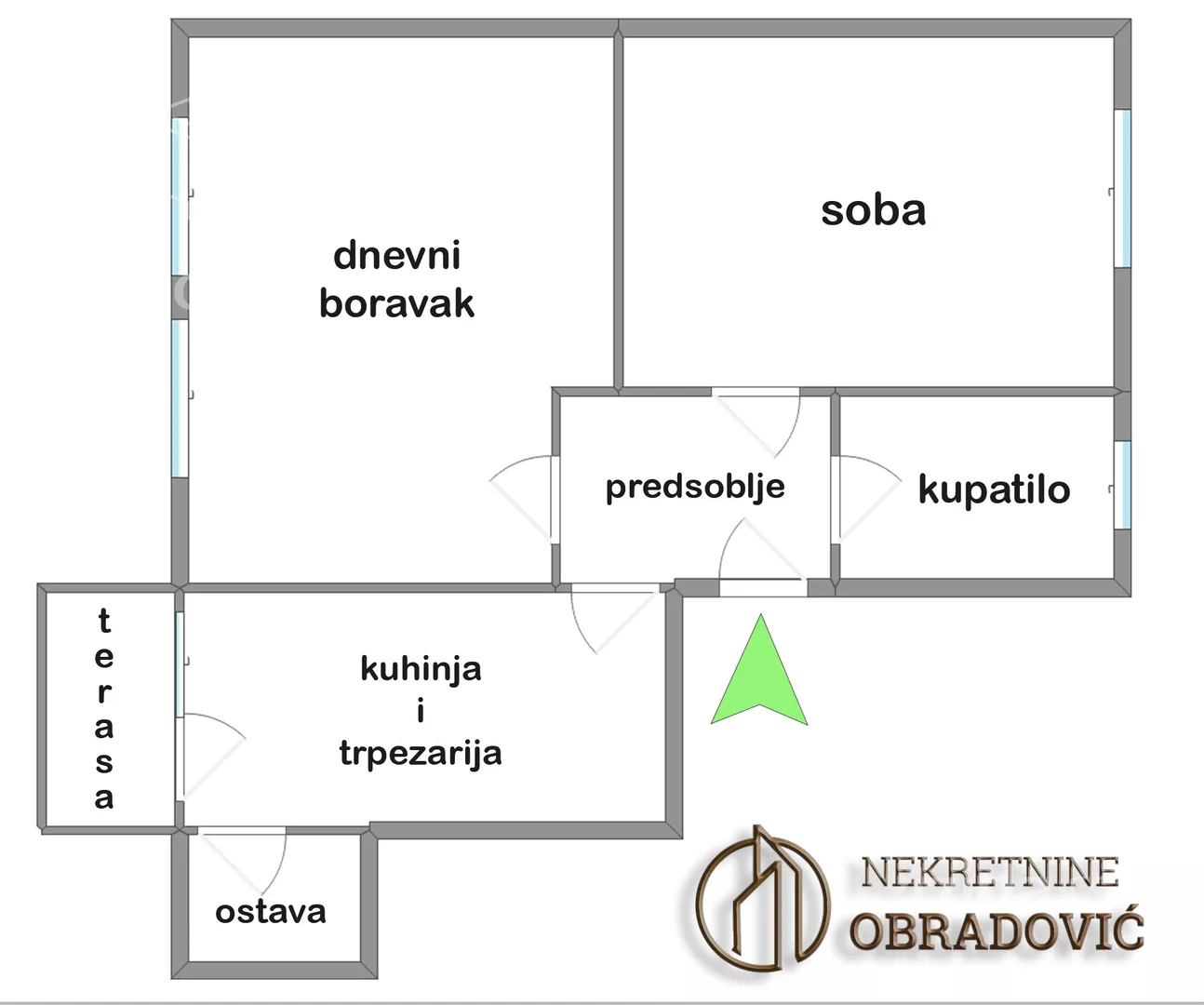 Dvosoban stan | 4zida