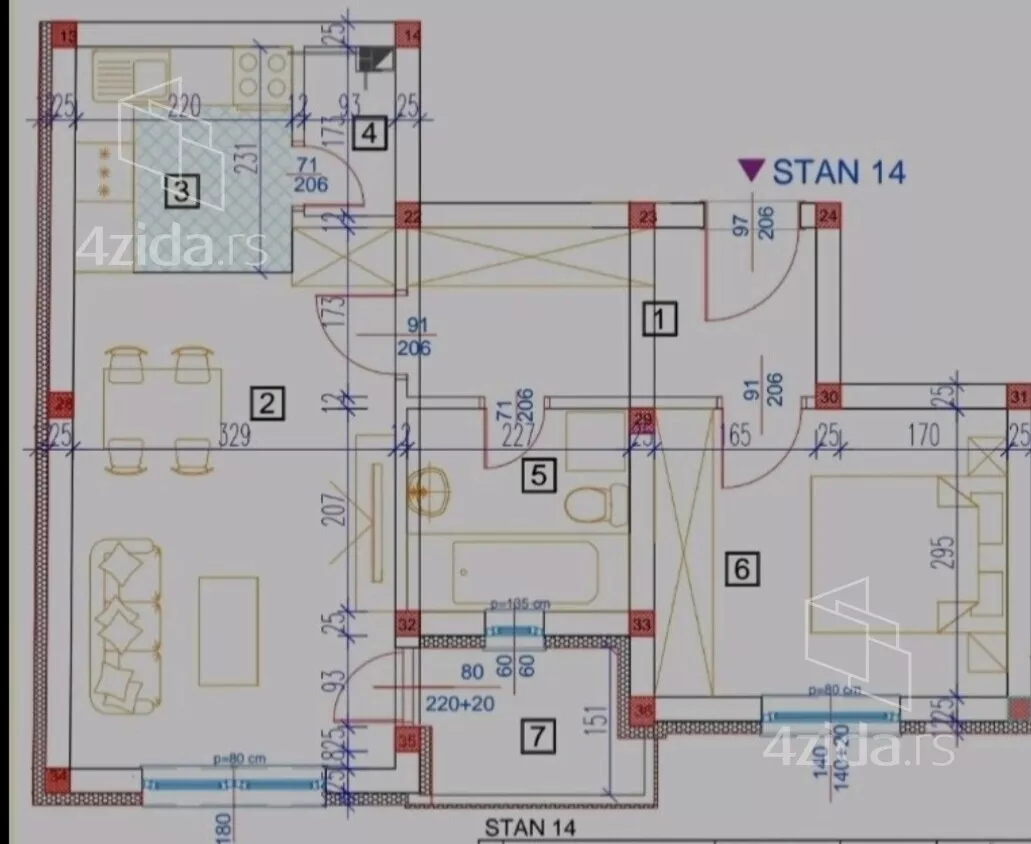 Dvosoban stan | 4zida
