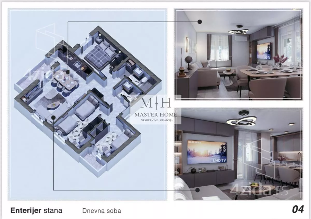 Trosoban stan | 4zida