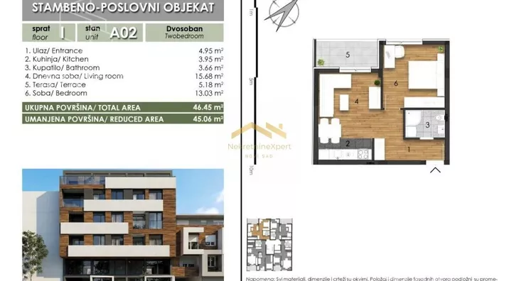 Dvosoban stan | 4zida