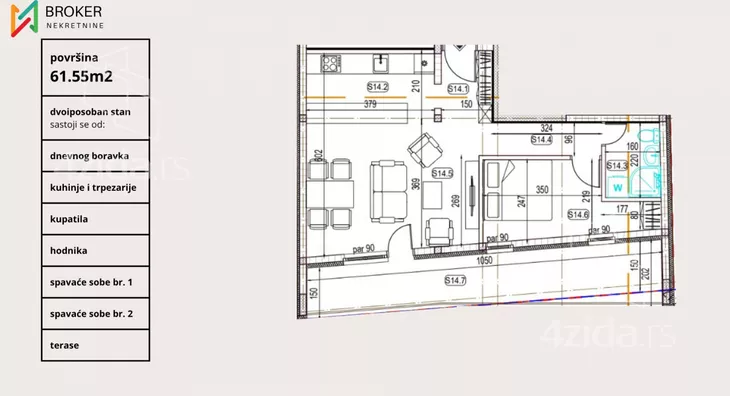 Dvoiposoban stan | 4zida