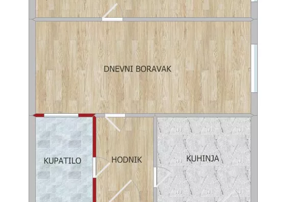 Dvosoban stan | 4zida