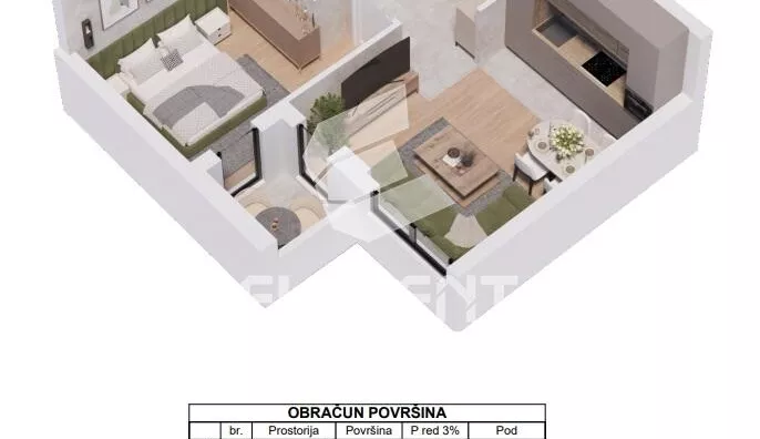 Jednoiposoban stan | 4zida