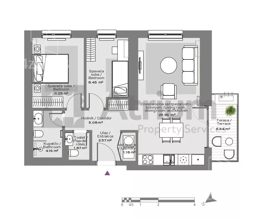 Trosoban stan | 4zida