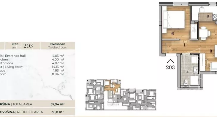 Dvosoban stan | 4zida