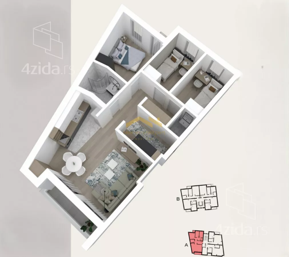 Četvorosoban stan | 4zida