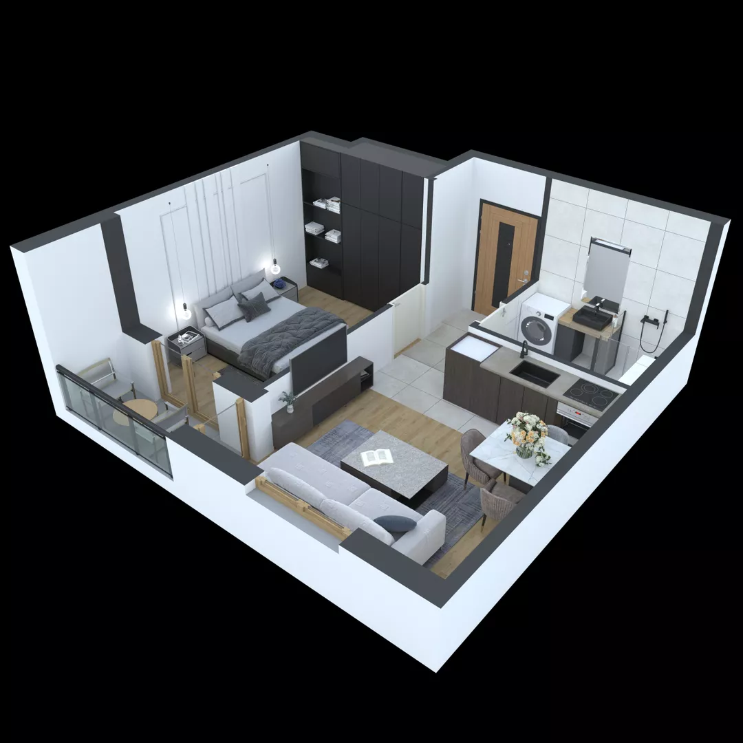 Jednoiposoban stan | 4zida