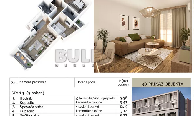 Trosoban stan | 4zida