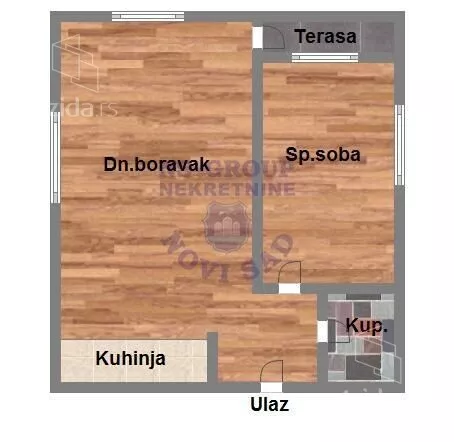 Jednoiposoban stan | 4zida