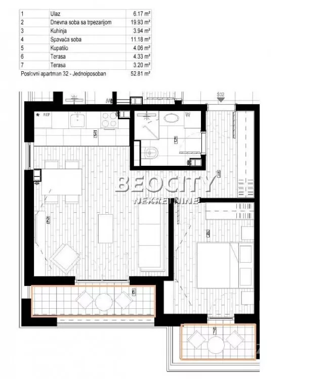 Jednoiposoban stan | 4zida