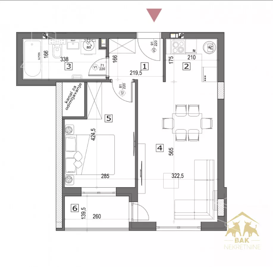 Dvosoban stan | 4zida