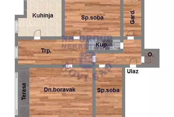 Trosoban stan | 4zida