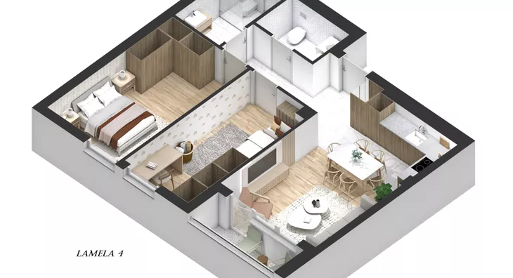 Trosoban stan | 4zida