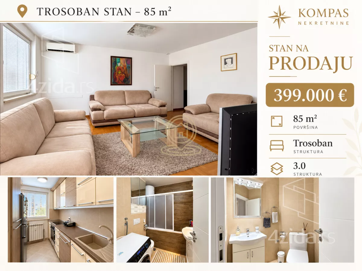 Trosoban stan | 4zida