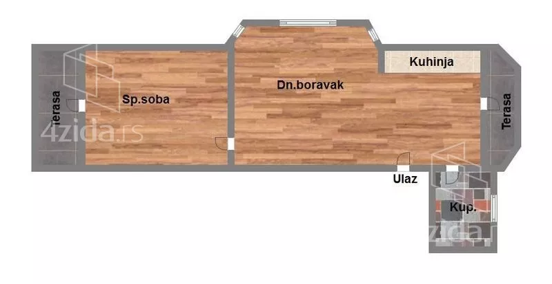 Dvosoban stan | 4zida