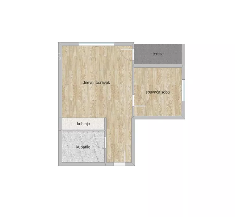 Jednoiposoban stan | 4zida