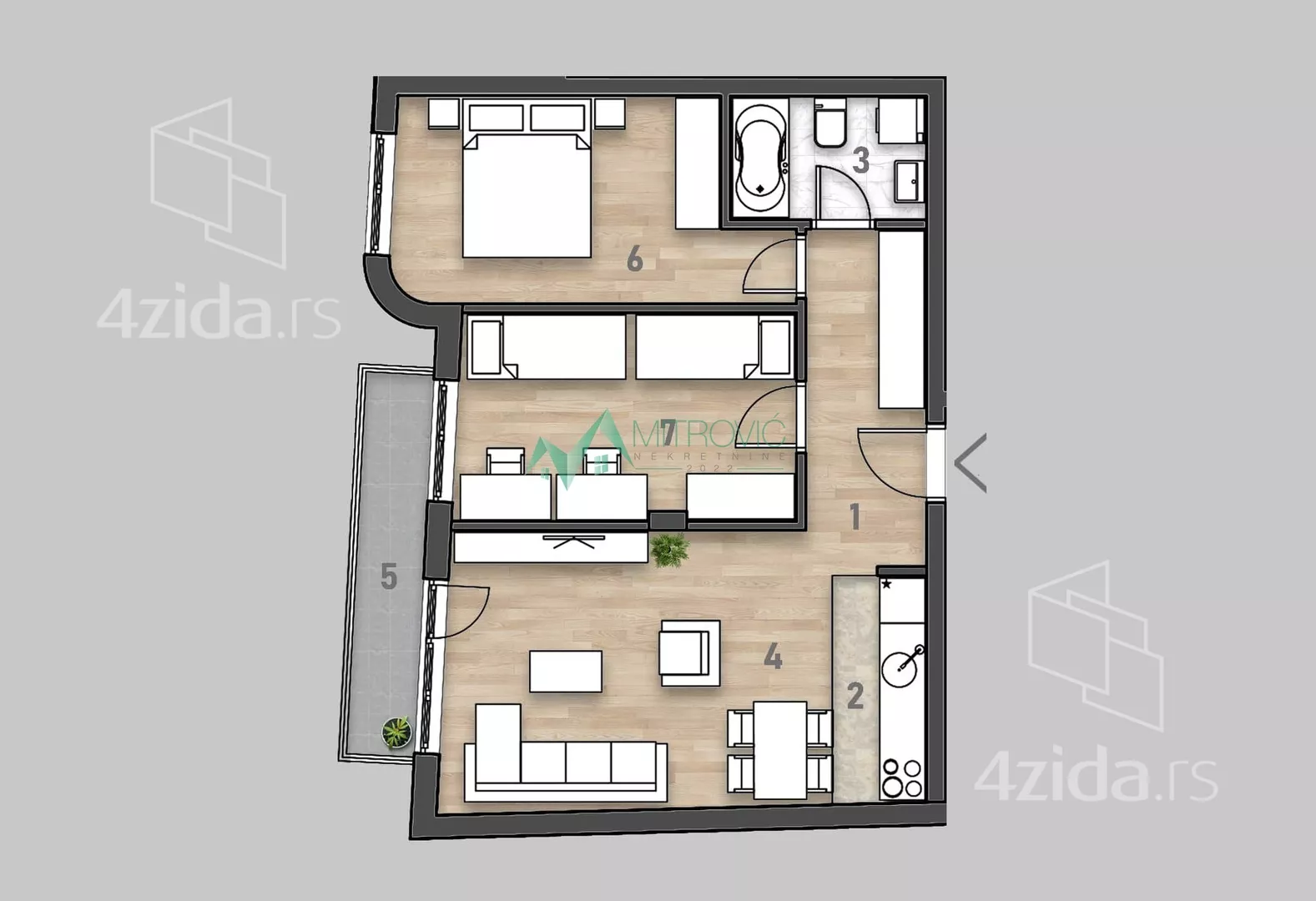 Dvoiposoban stan | 4zida