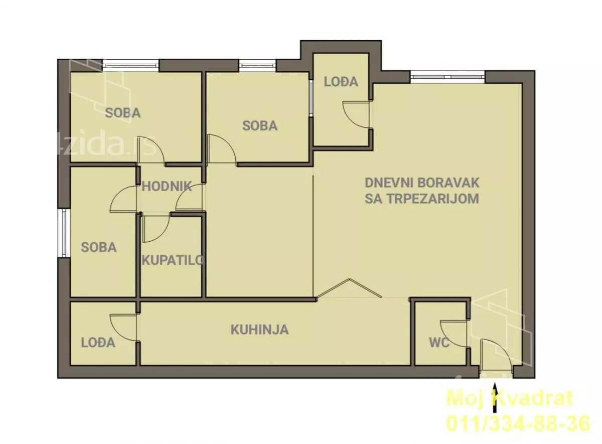 Četvorosoban stan | 4zida