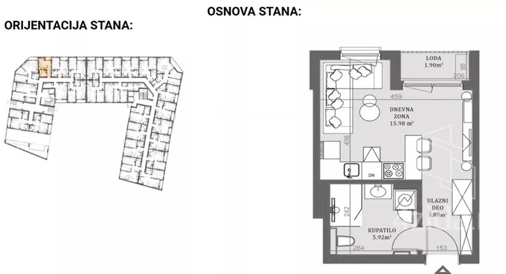 Jednosoban stan | 4zida