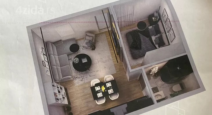 Jednoiposoban stan | 4zida