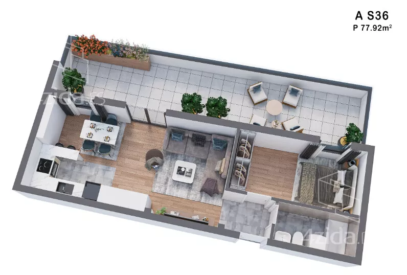 Dvosoban stan | 4zida