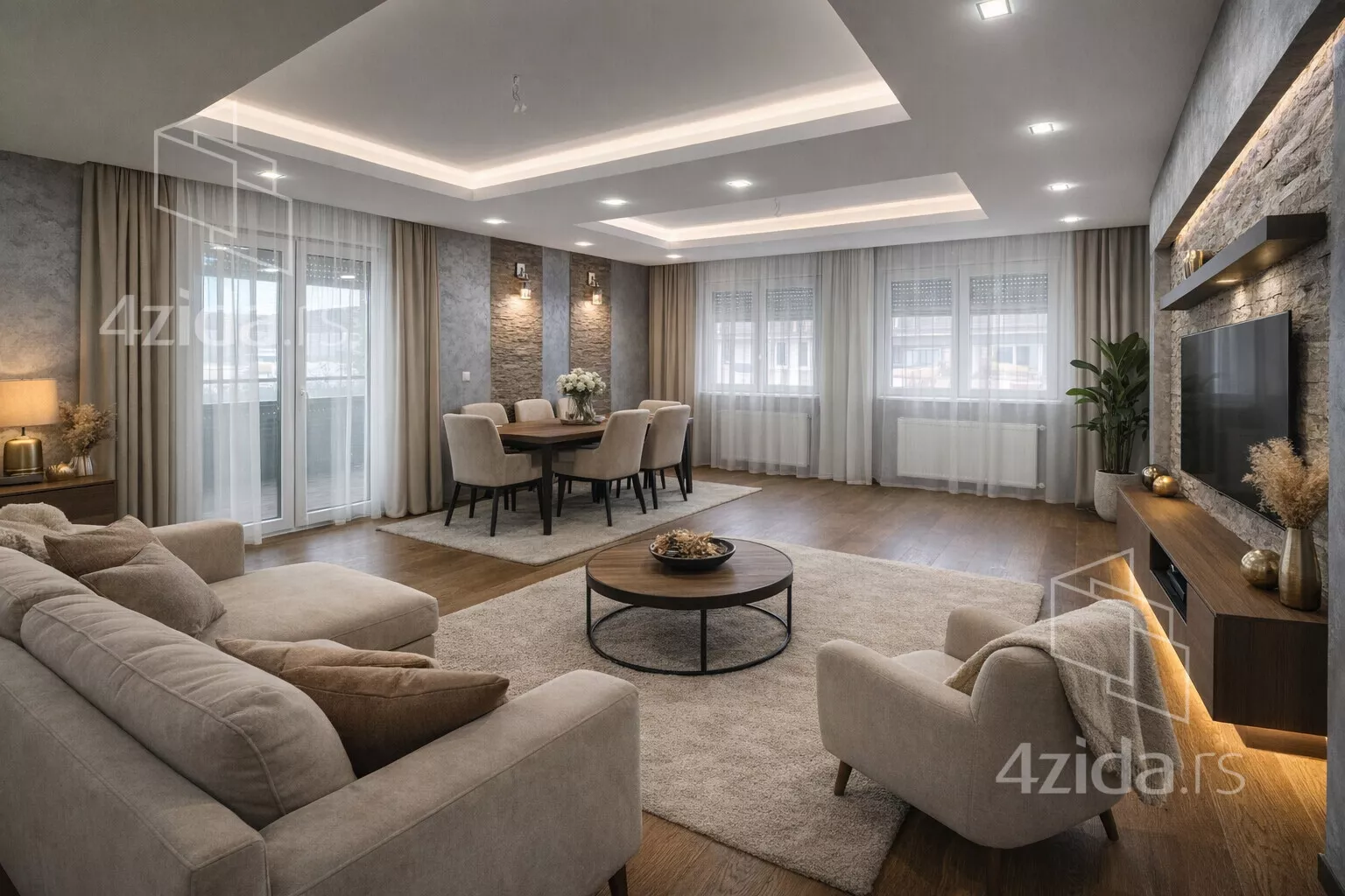 Četvoroiposoban stan | 4zida