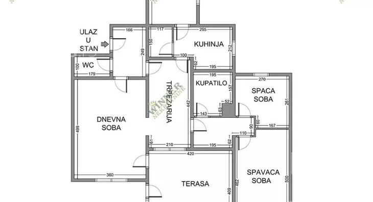 Trosoban stan | 4zida