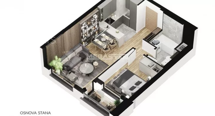 Dvosoban stan | 4zida