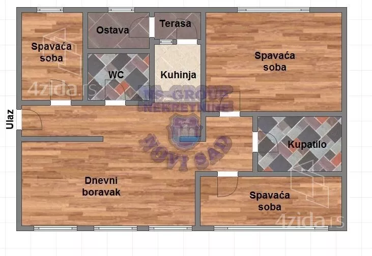 Troiposoban stan | 4zida