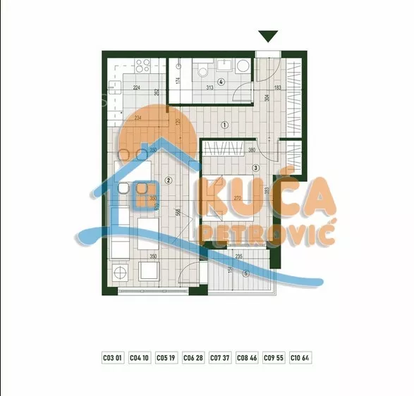 Dvosoban stan | 4zida