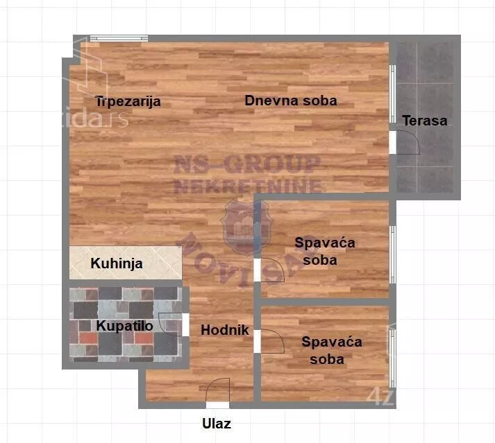 Trosoban stan | 4zida