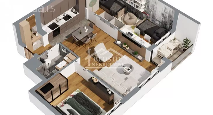 Dvosoban stan | 4zida