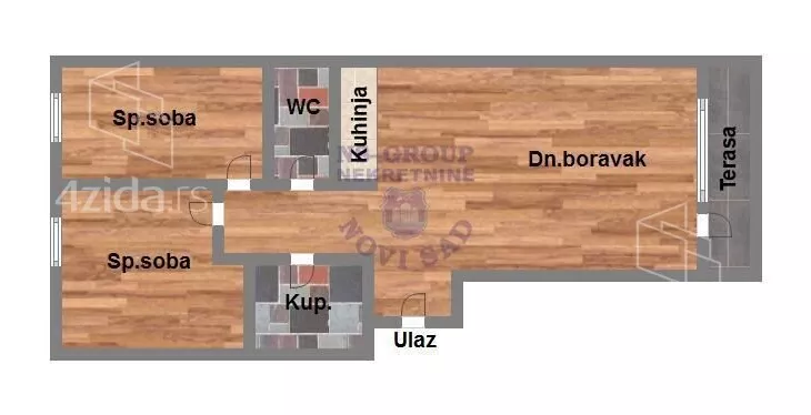Trosoban stan | 4zida