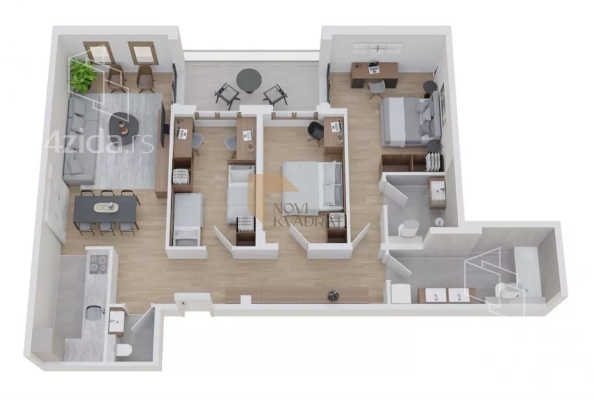 Četvorosoban stan | 4zida