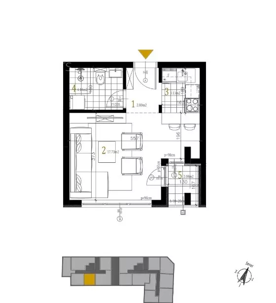 Jednosoban stan | 4zida