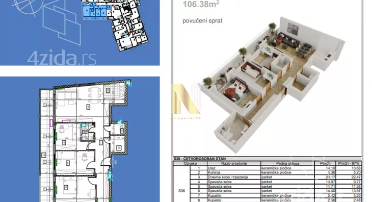 Četvorosoban stan | 4zida