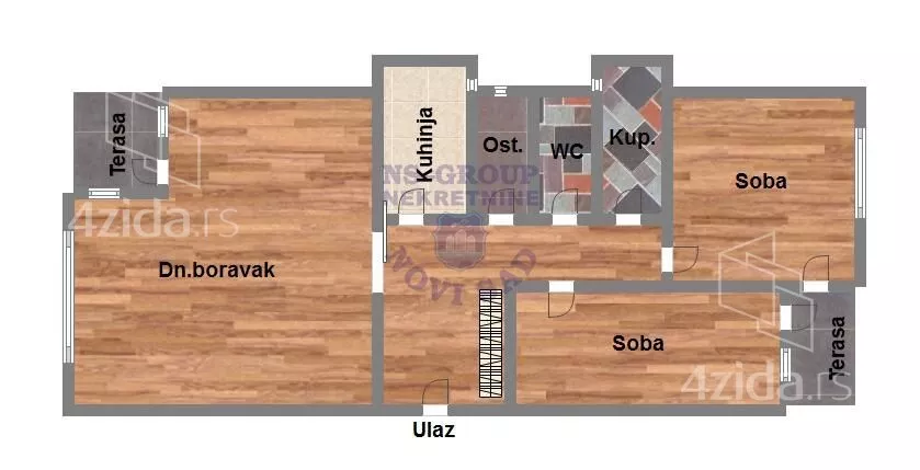 Trosoban stan | 4zida