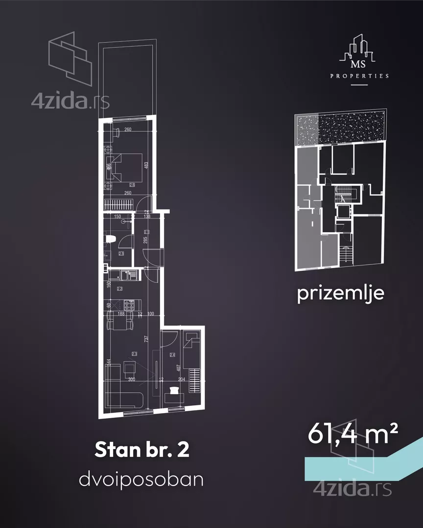 Dvoiposoban stan | 4zida
