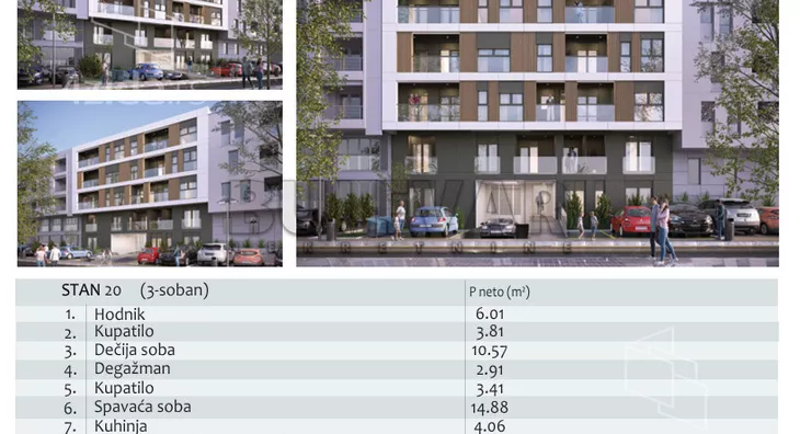 Trosoban stan | 4zida