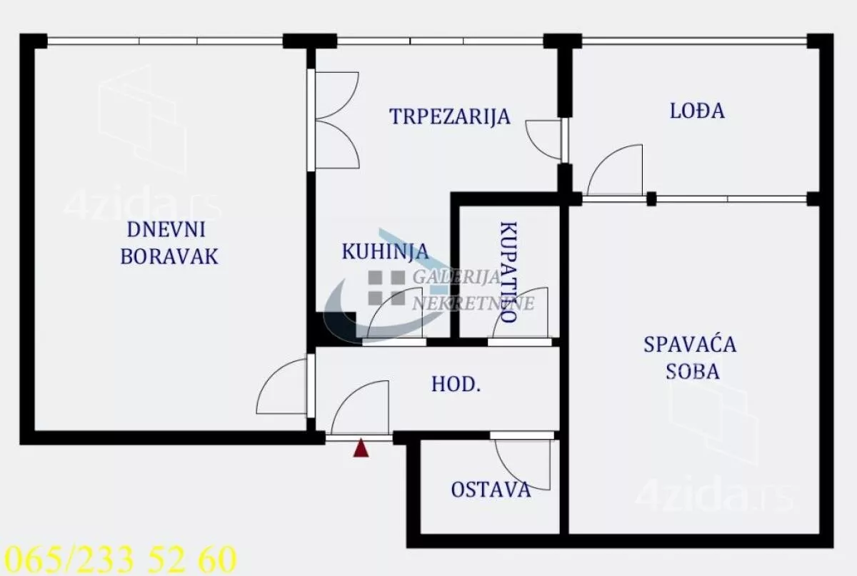 Dvosoban stan | 4zida