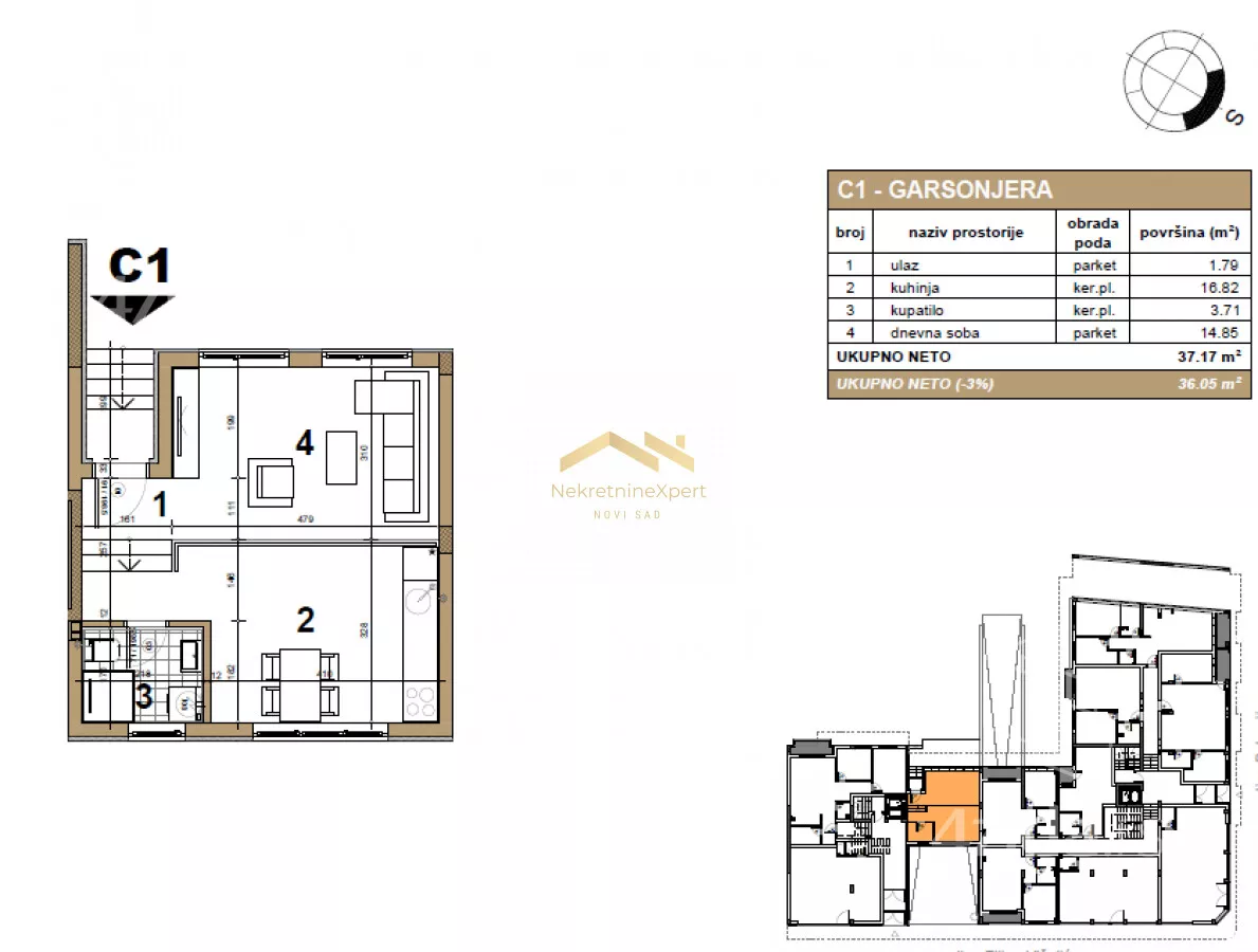 Dvosoban stan | 4zida