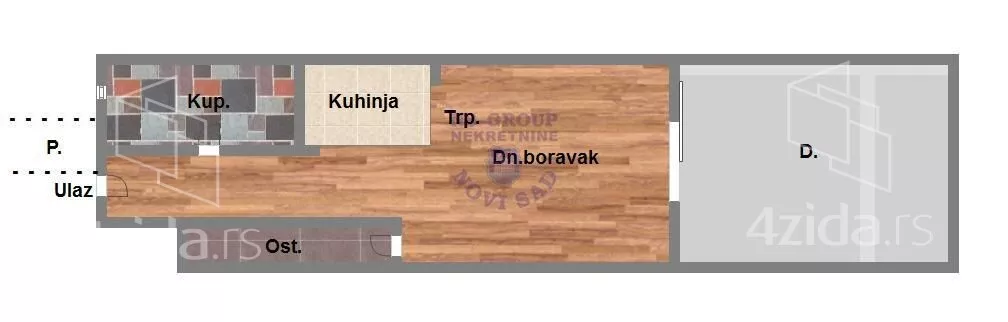 Jednosoban stan | 4zida