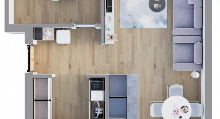 Jednoiposoban stan | 4zida