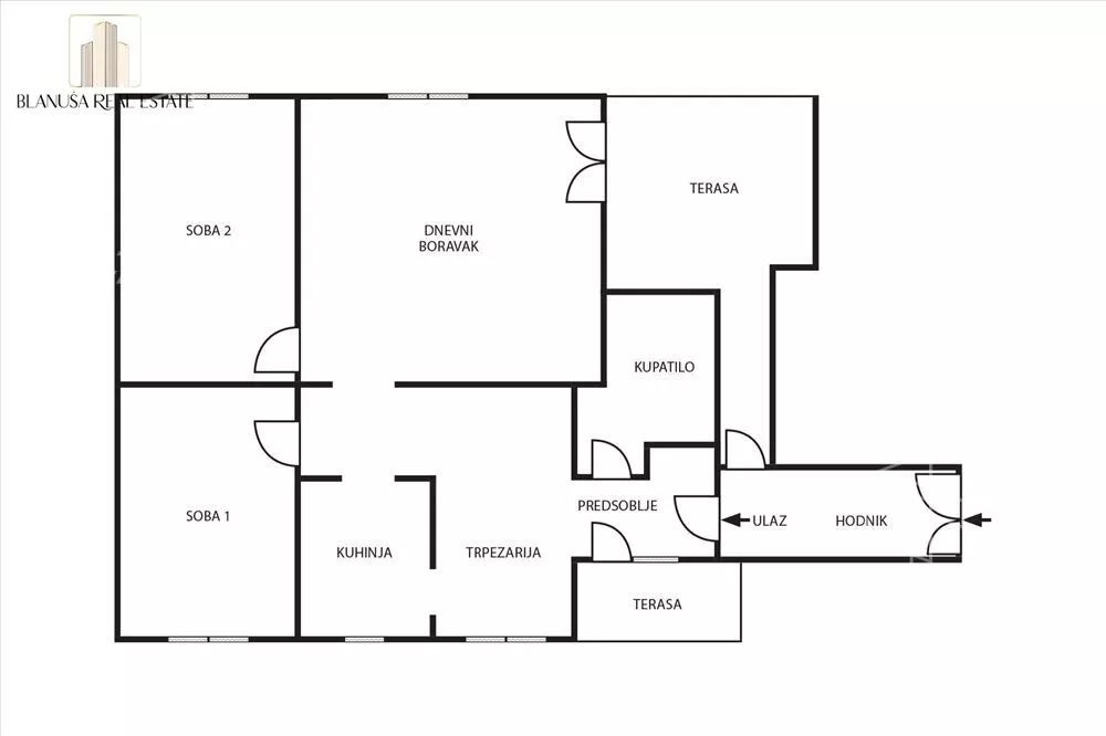 Trosoban stan | 4zida