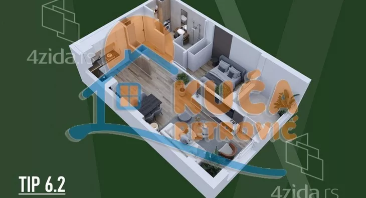 Dvosoban stan | 4zida