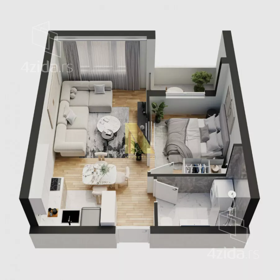 Dvosoban stan | 4zida