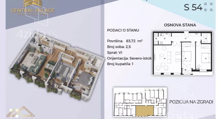 Dvoiposoban stan | 4zida