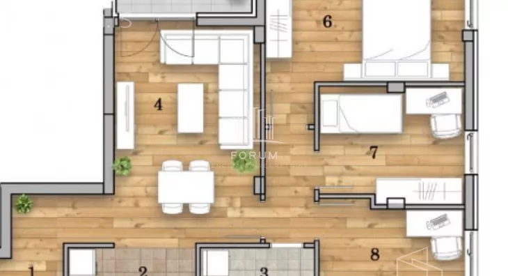 Dvosoban stan | 4zida