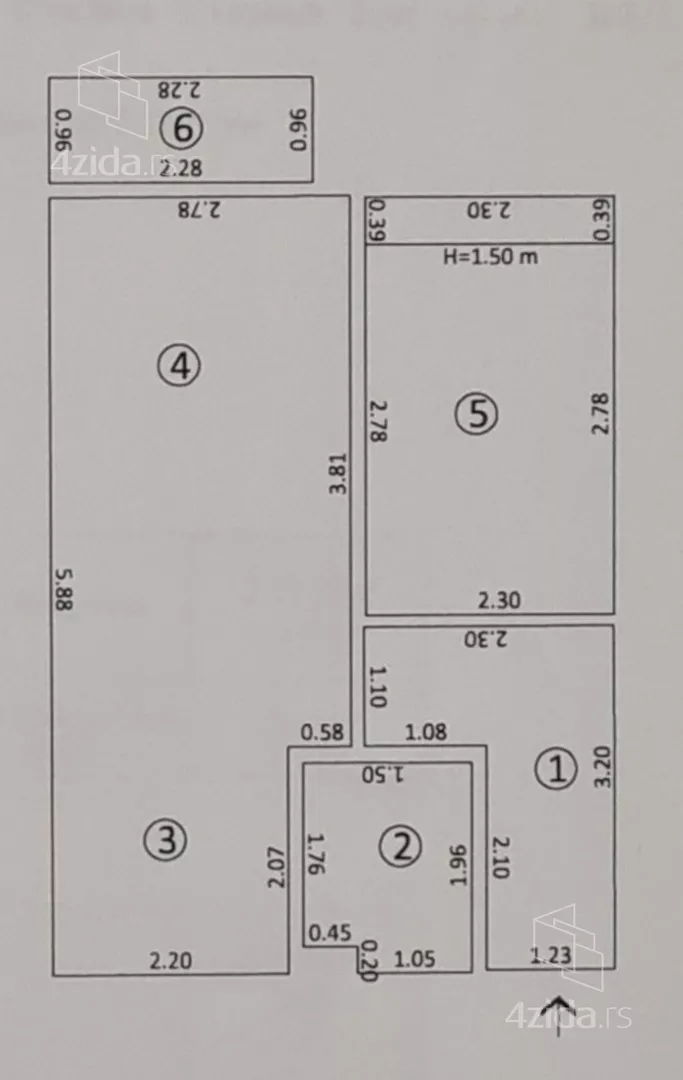 Jednoiposoban stan | 4zida