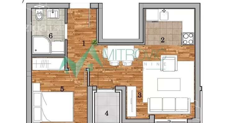 Dvosoban stan | 4zida